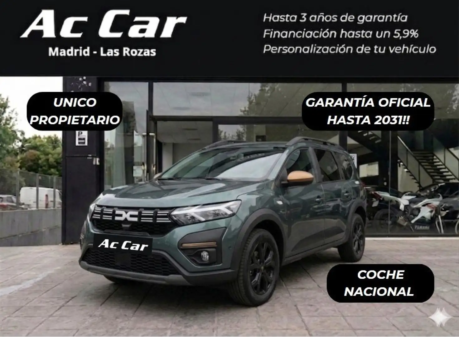 Dacia Jogger Extreme Go TCe 81kW (110CV) 7 plazas Verde - 1