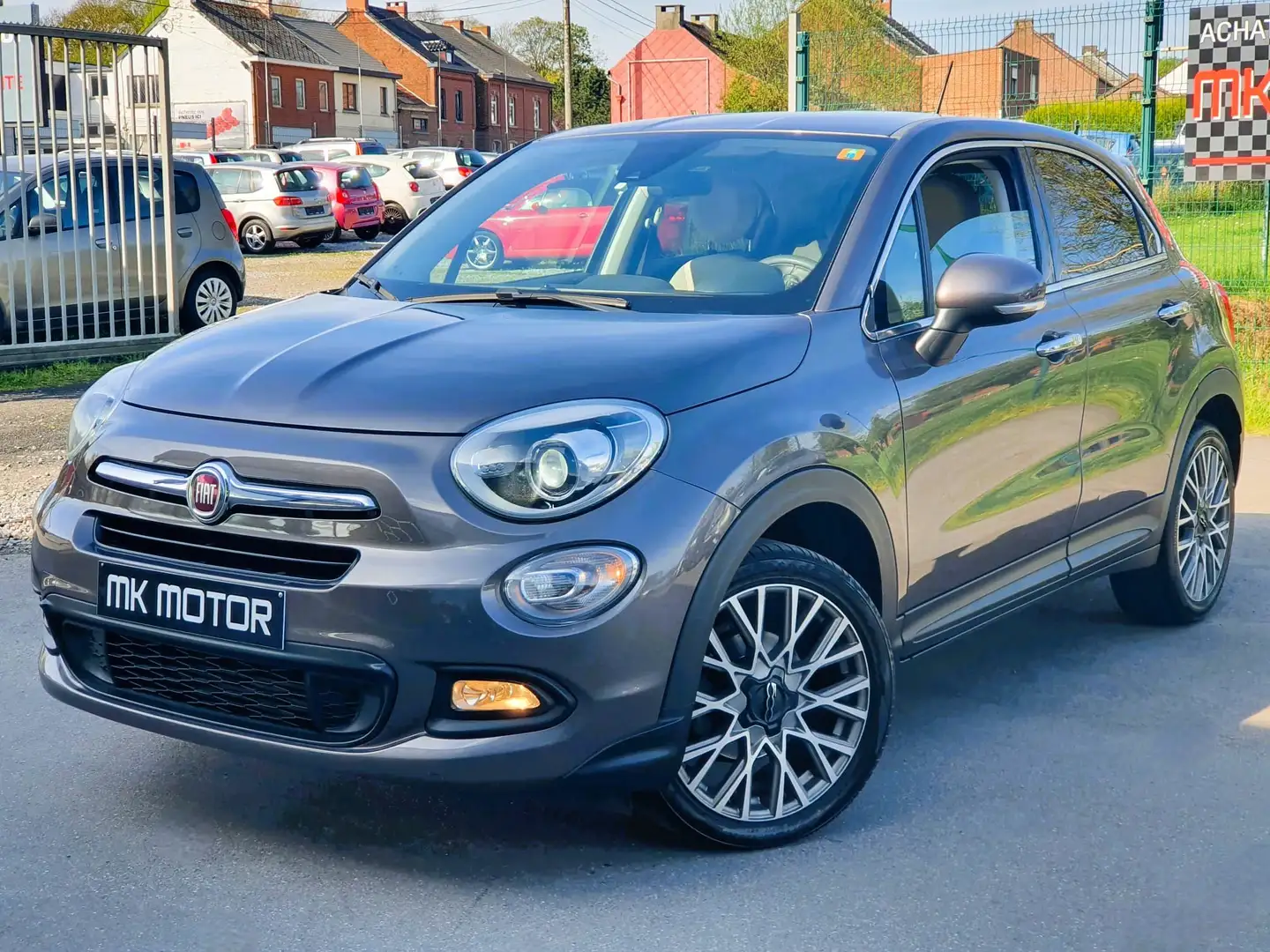 Fiat 500X 🟢1.4 ESSENCE 136CV - GPS - AIRCO Grau - 2