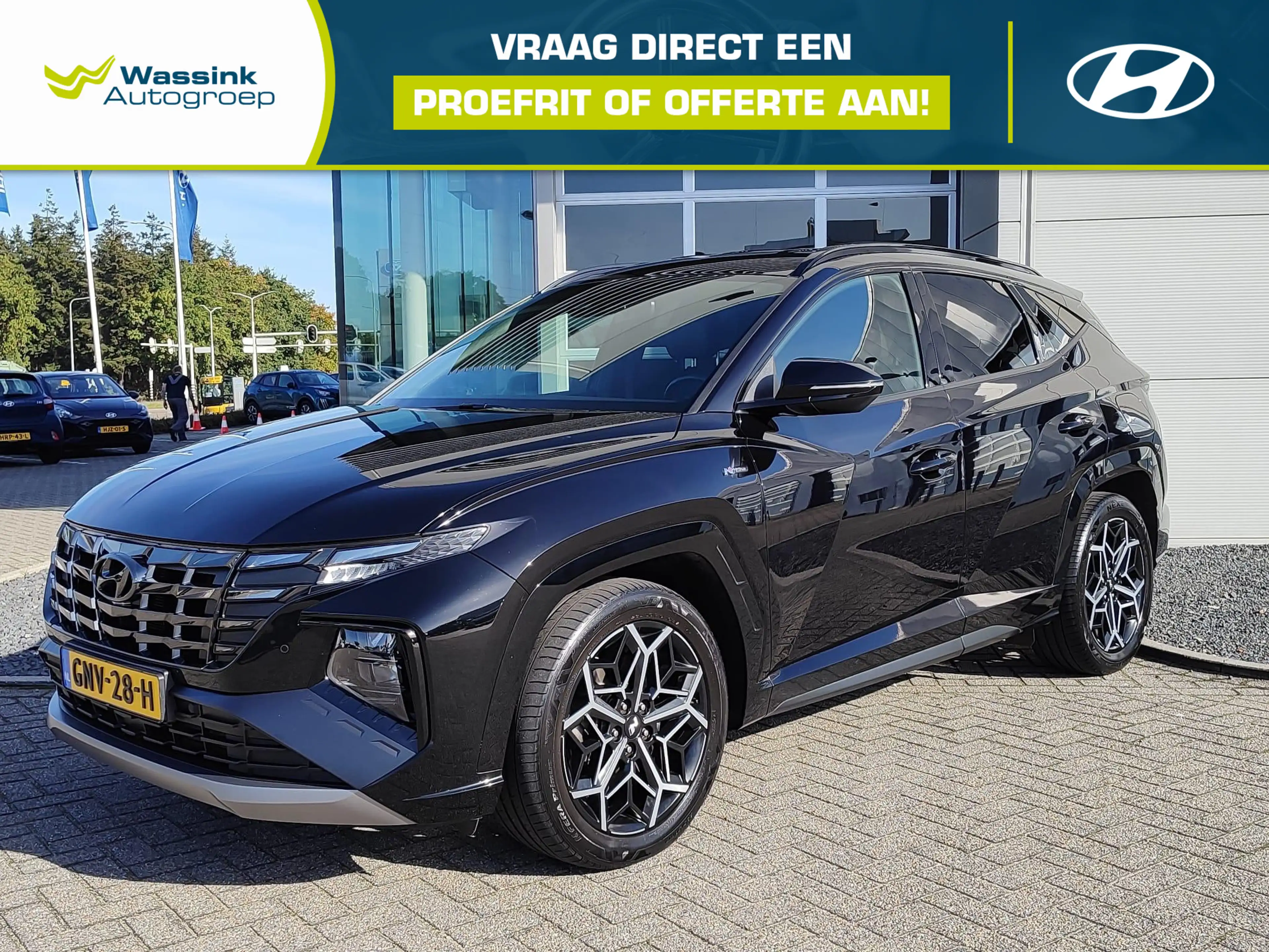 Hyundai TUCSON 1.6 T-GDI HEV N Line Trekhaak | Stoel en stuur ver
