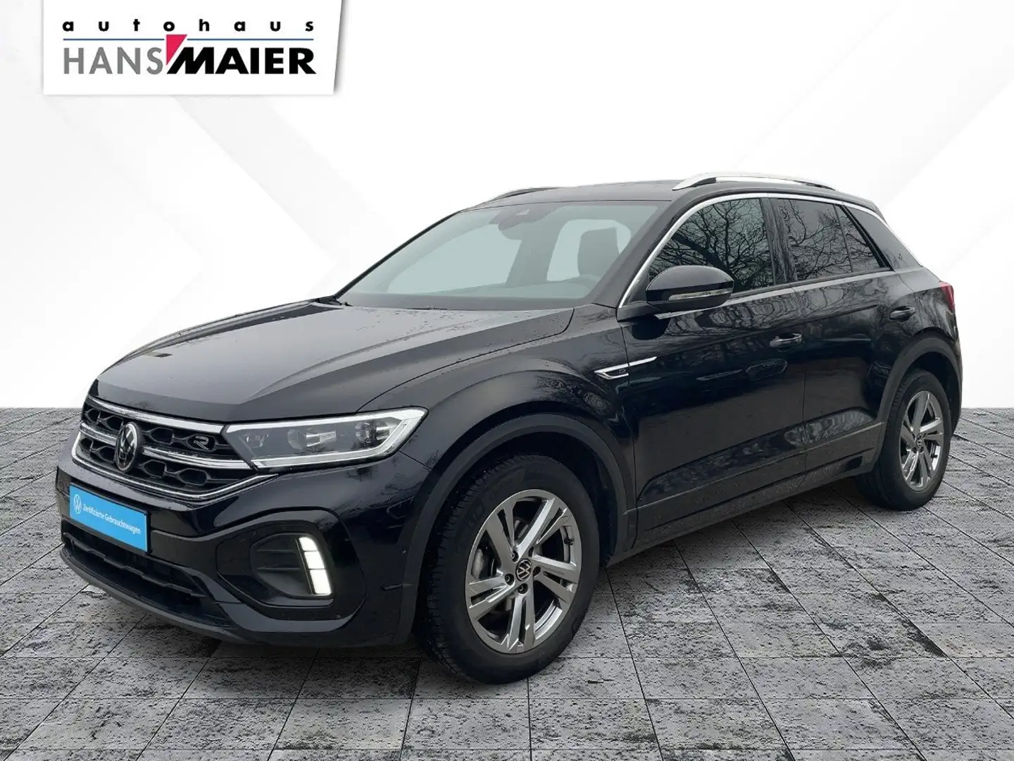 Volkswagen T-Roc R-Line DSG Navi Leder AHK LED ACC 8fach Schwarz - 2