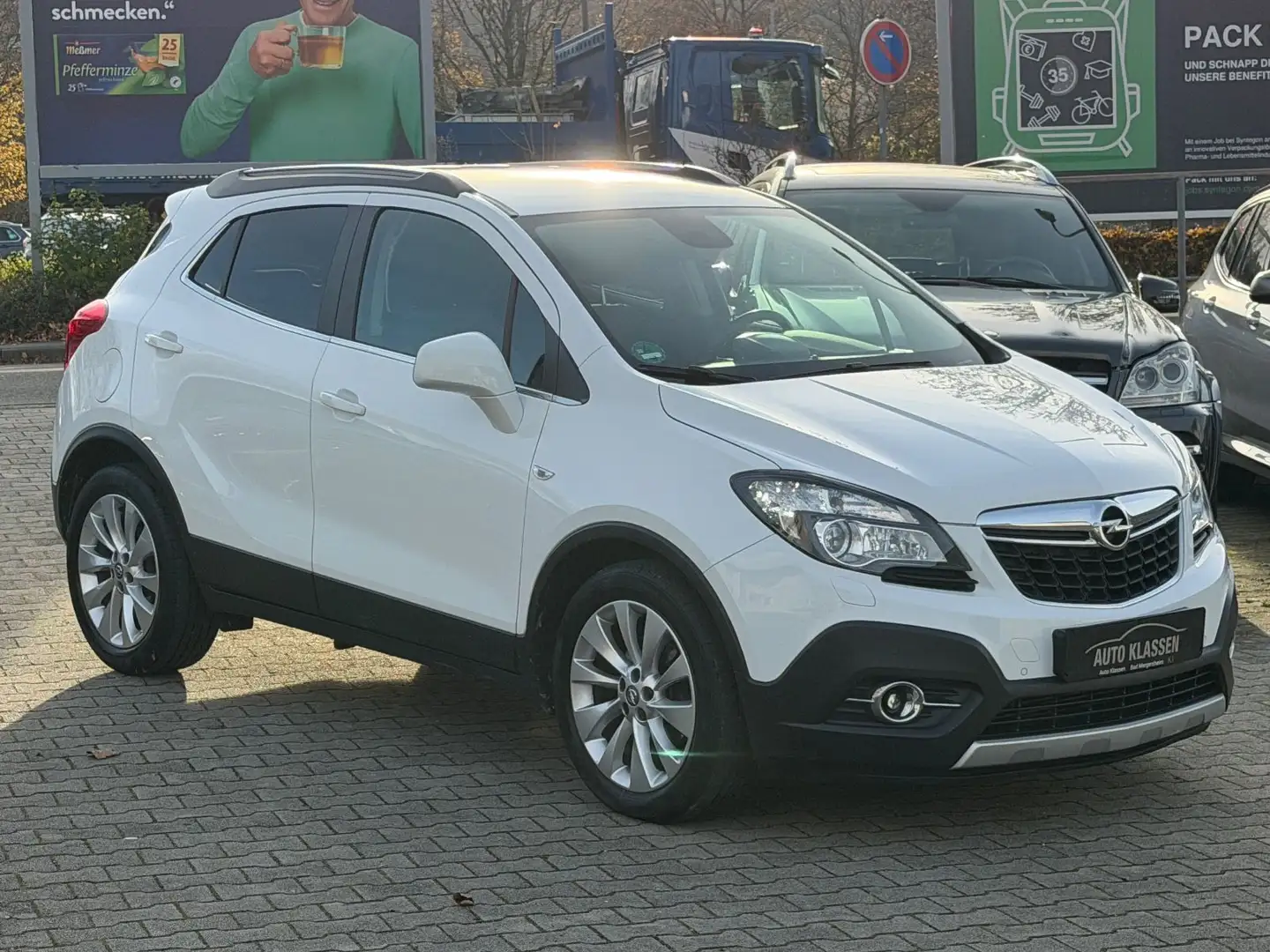 Opel Mokka Innovation/AHK/LPG/Teilleder/Bi-Xenon Weiß - 1