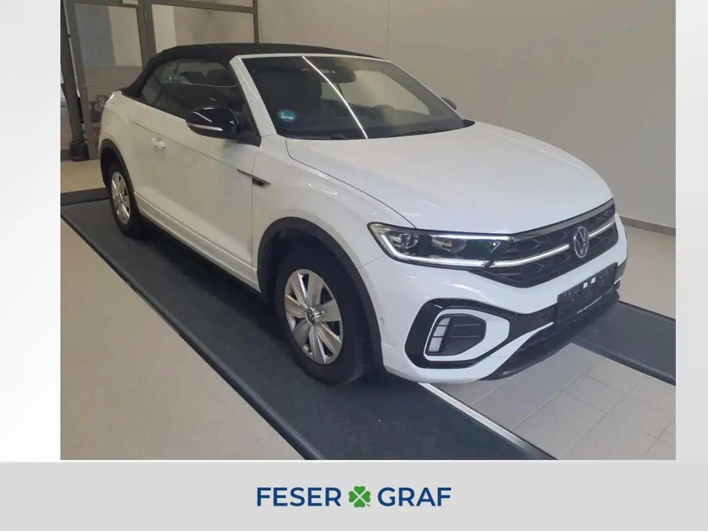 Volkswagen T-Roc Cabriolet R-Line 1.5 TSI DSG 150PS Weiß - 1