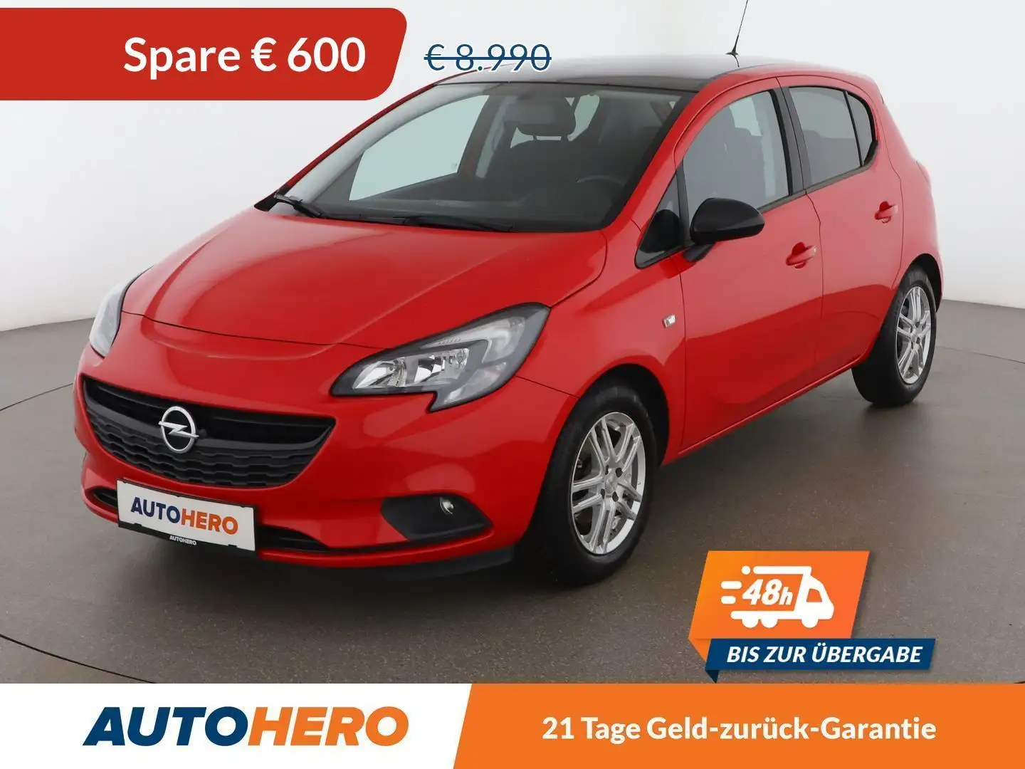 Opel Corsa 1.4 Black & White *SHZ*BT*TEMPO* Rot - 1