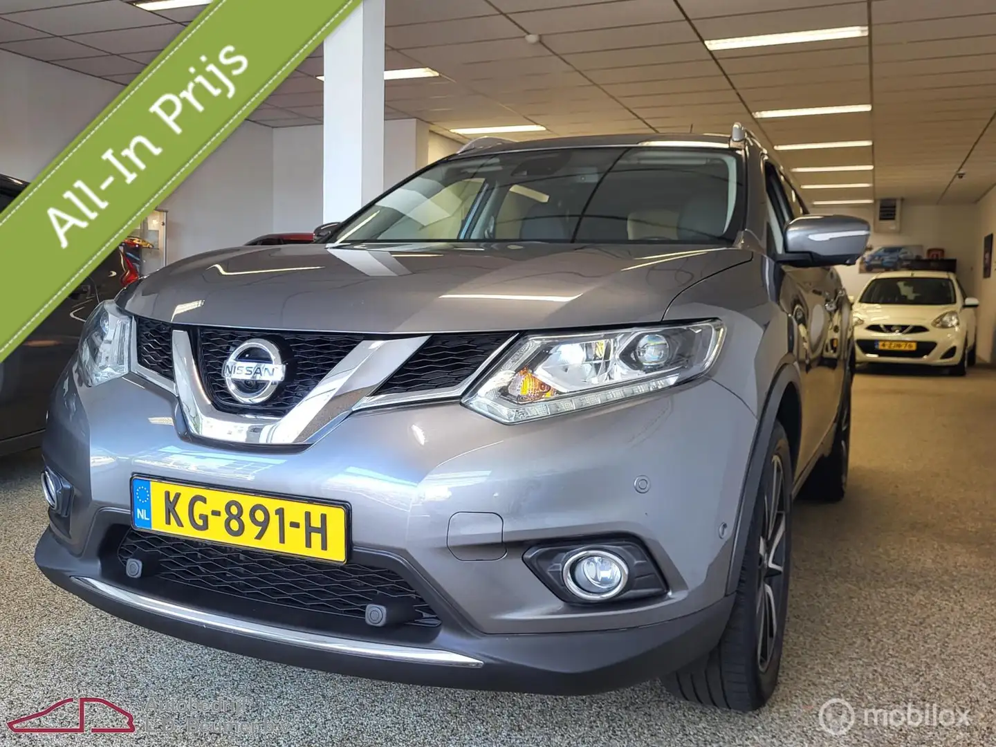 Nissan X-Trail 1.6 DIG-T Tekna *NL, TRKHK, RIJKLAARPRIJS!* Gris - 1
