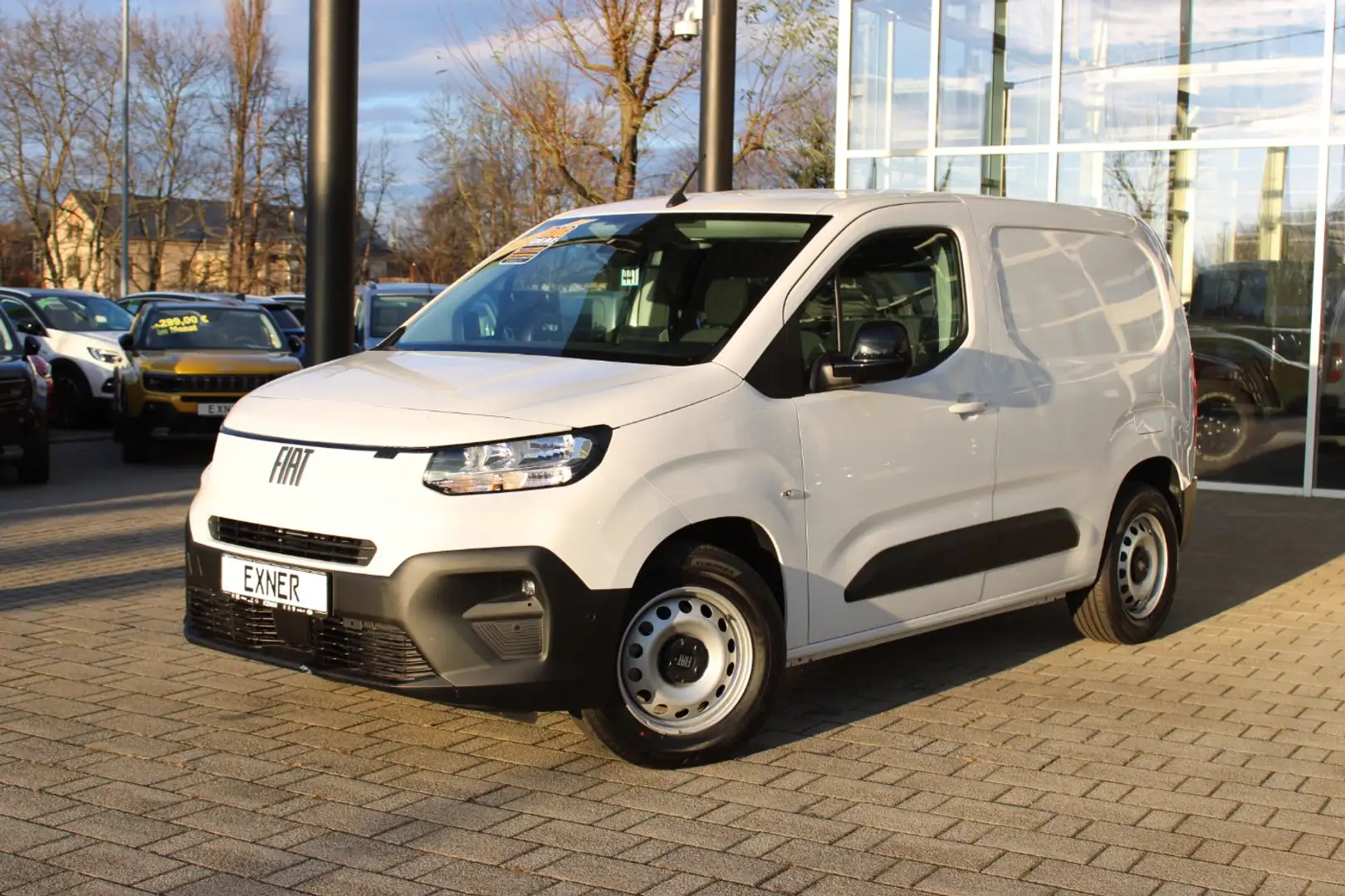 Fiat Doblo E L1 Holzboden Laderaum, Navigation Blanco - 2