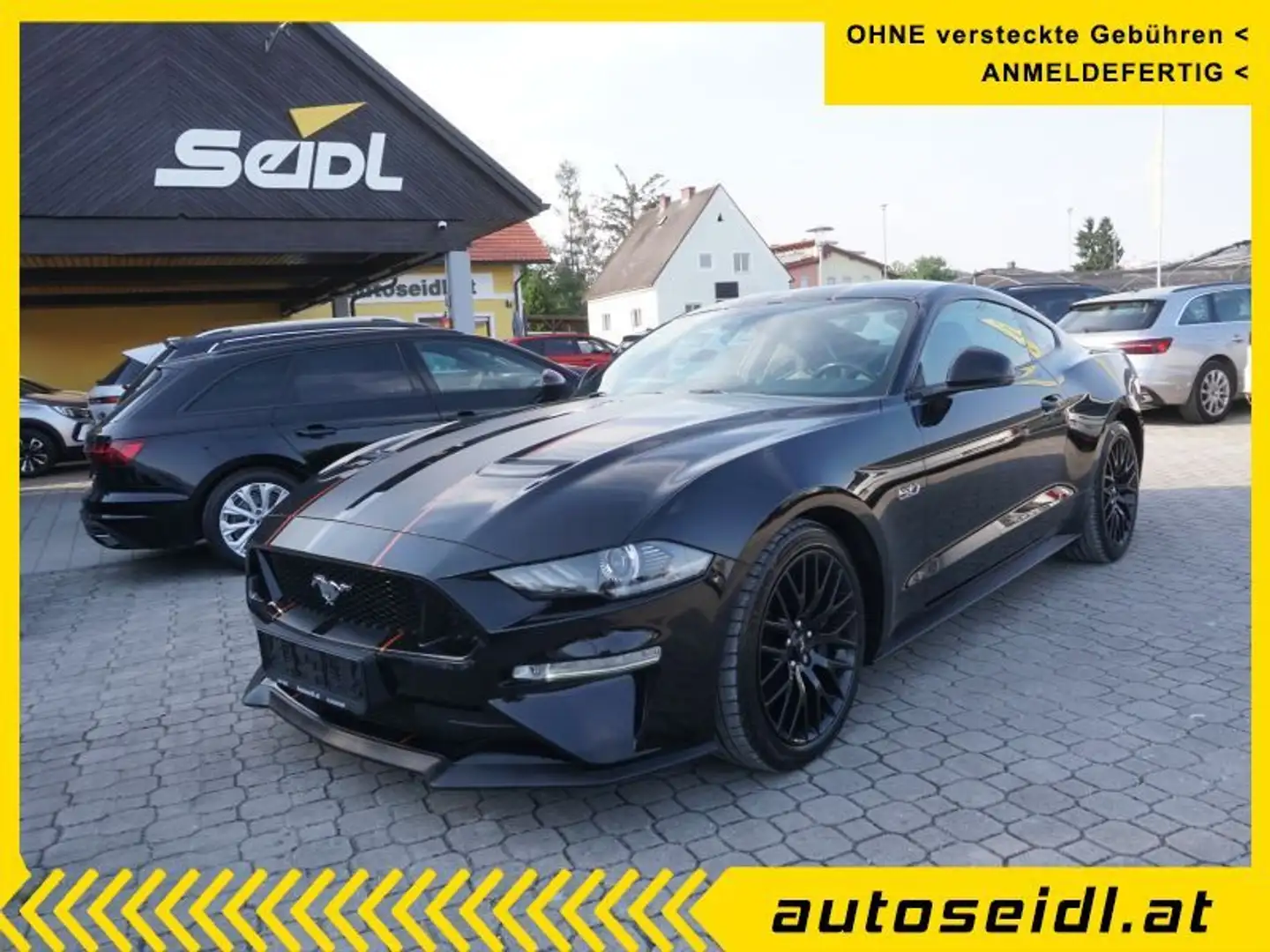 Ford Mustang 5,0 Ti-VCT V8 GT *RECARO+SCHALTER* Schwarz - 1