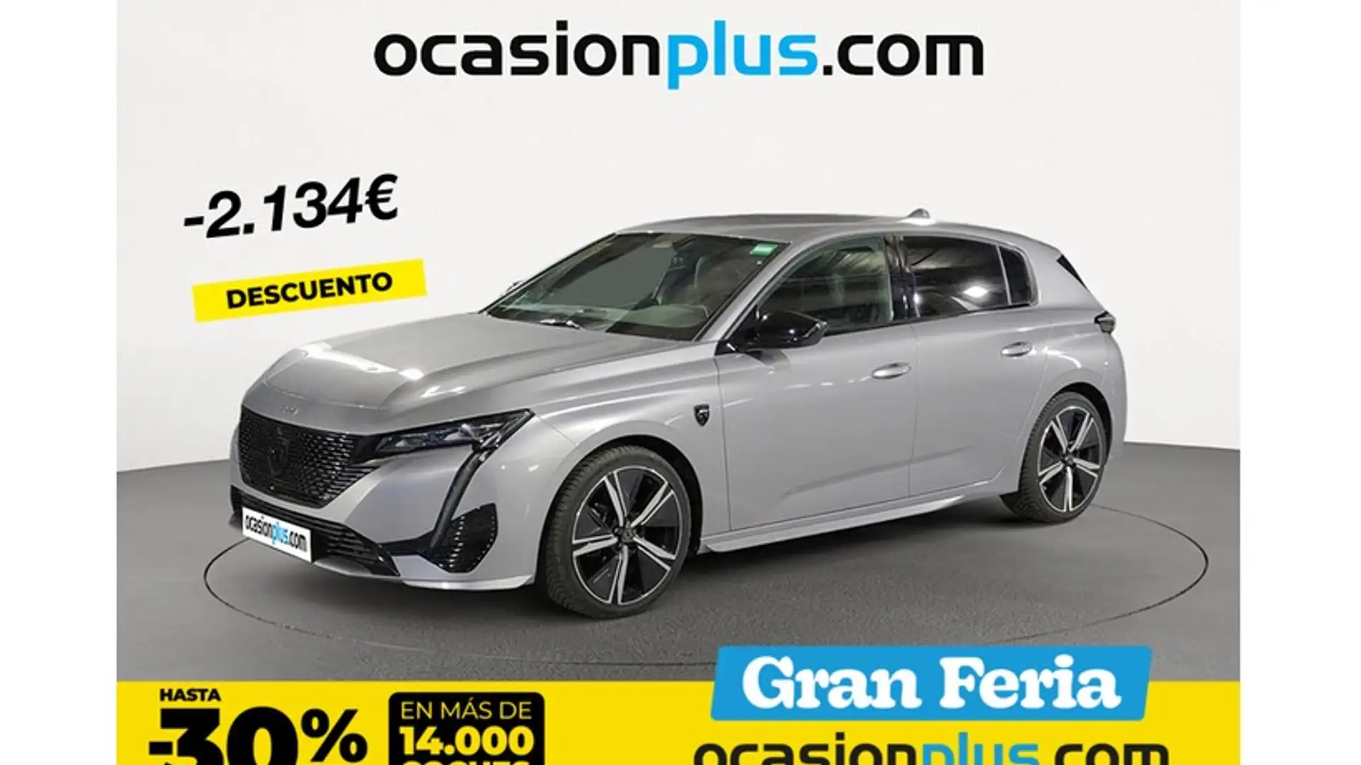 Peugeot 308 1.2 PureTech S&S GT EAT8 130 Gris - 1