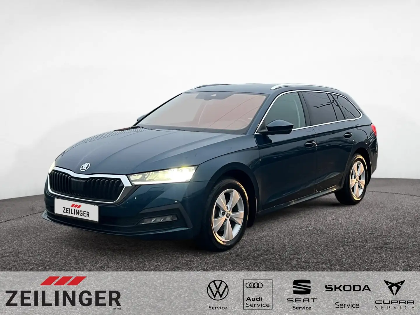 Skoda Octavia Combi 1.5 eTSI DSG|ACC|SHZ|KAM|SMARTLINK Blau - 1
