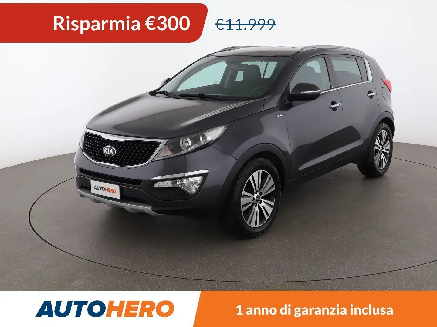 Kia Sportage 2.0 CRDi Feel Rebel AWD Grigio - 1