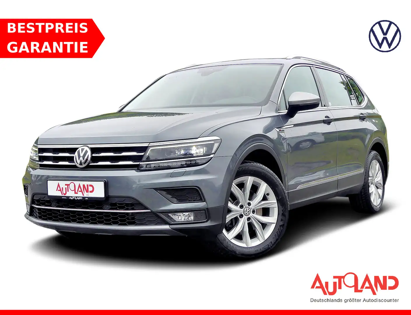 Volkswagen Tiguan Allspace Highline 4M LED Virtual Cockpit Grau - 1