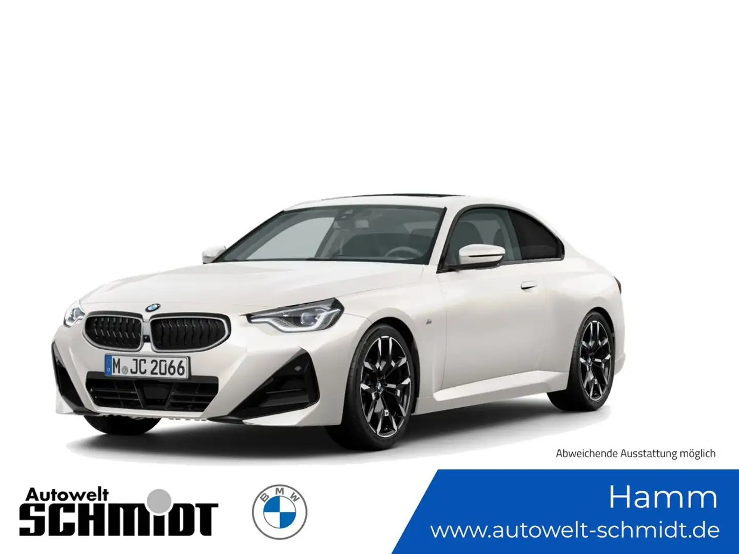 BMW 220 i Coupe M Sport + GARANTIE-bis-06.2030 Weiß - 1