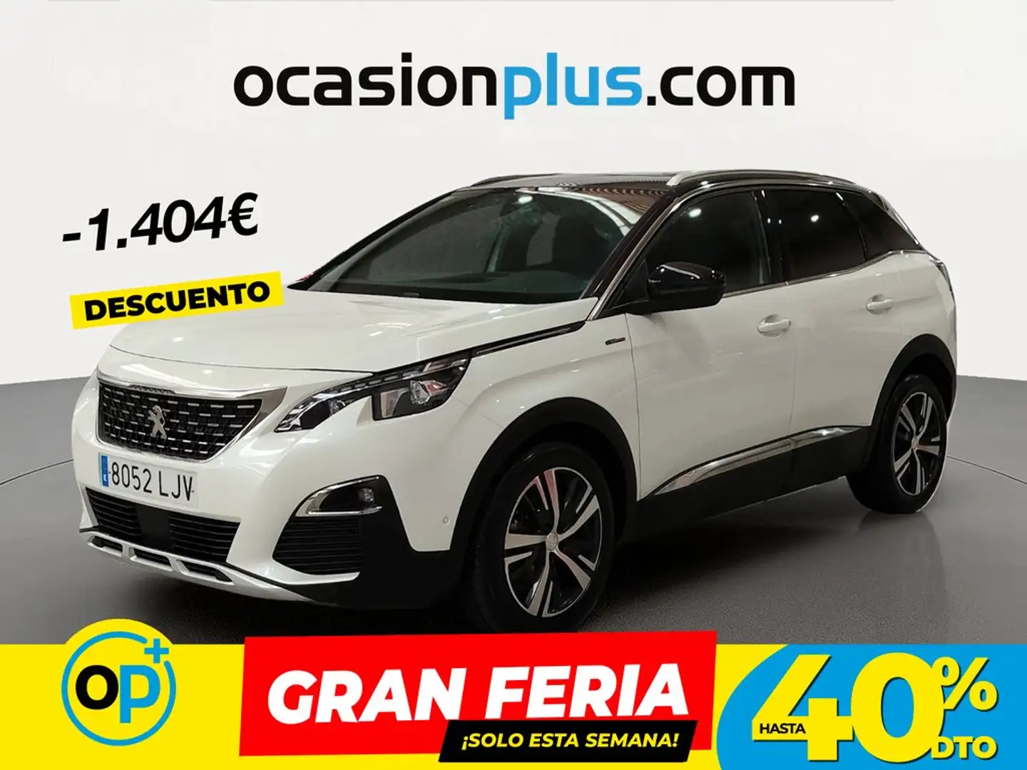 Peugeot 3008 1.5BlueHDi GT Line S&S EAT8 130 Blanco - 1