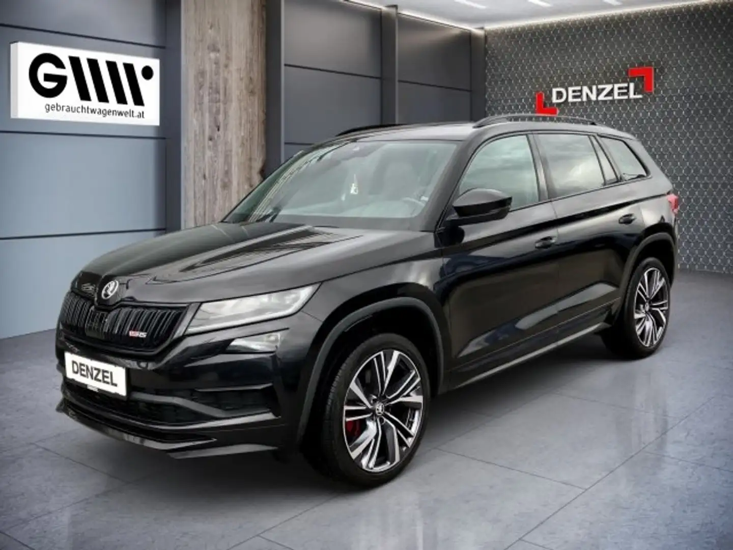 Skoda Kodiaq 2,0 TDI SCR 4x4 RS DSG Zwart - 1