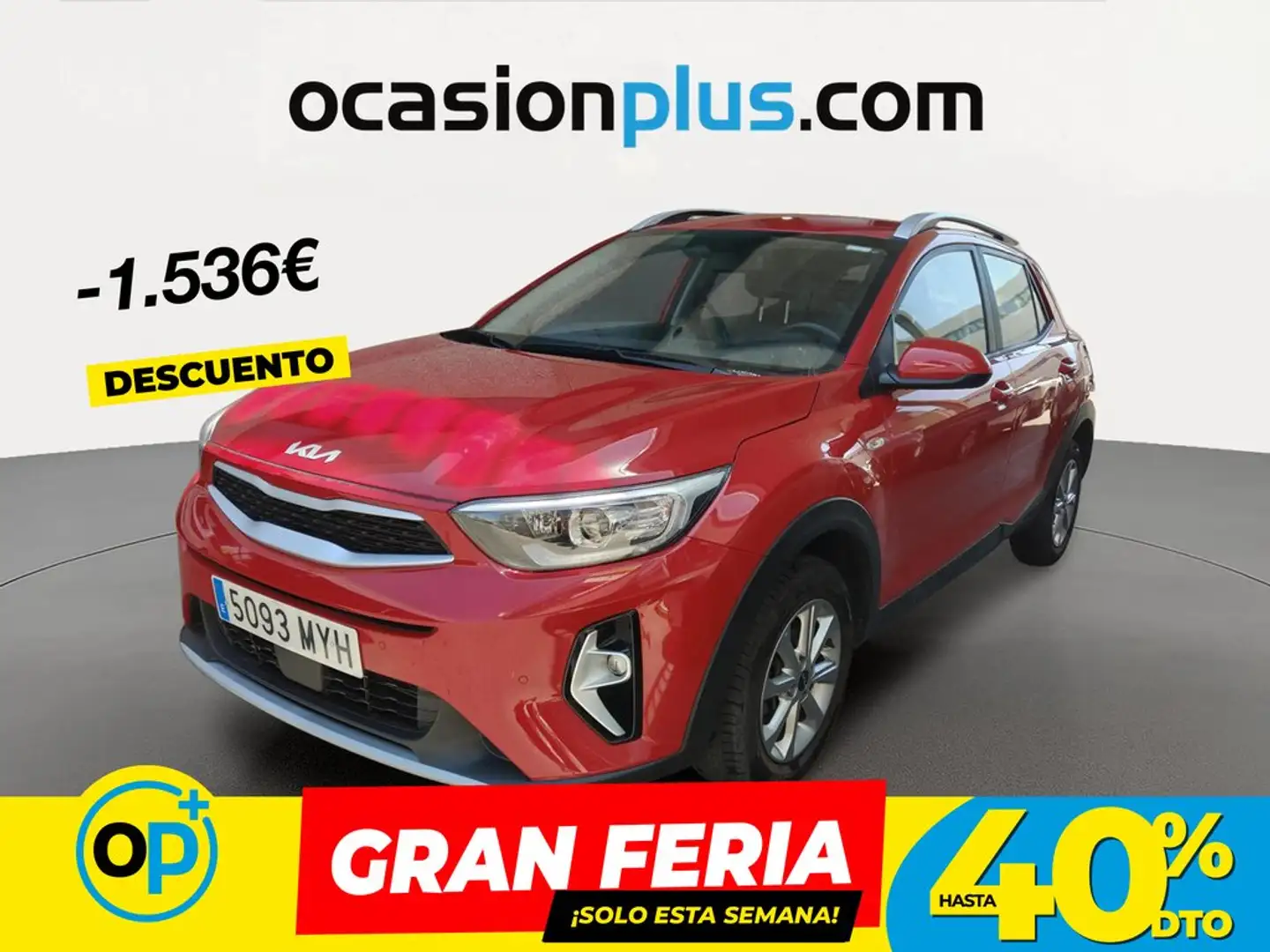 Kia Stonic 1.2 DPi Drive Rojo - 1