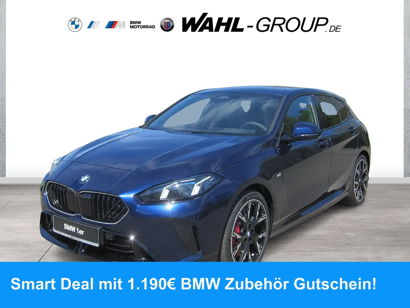 BMW 123 xDrive M Sport Pro AHK HeadUp HarmanKardon eSitz Blau - 1
