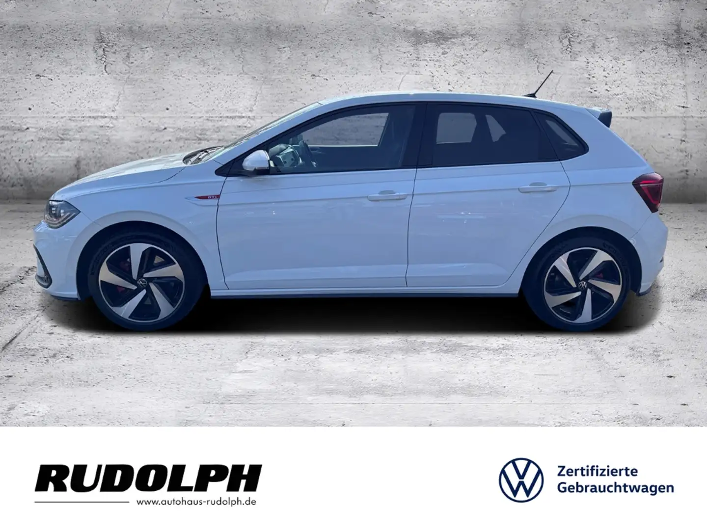 Volkswagen Polo GTI 2.0 TSI DSG Matrix-LED Navi SHZ ACC Rückfahrka Weiß - 2