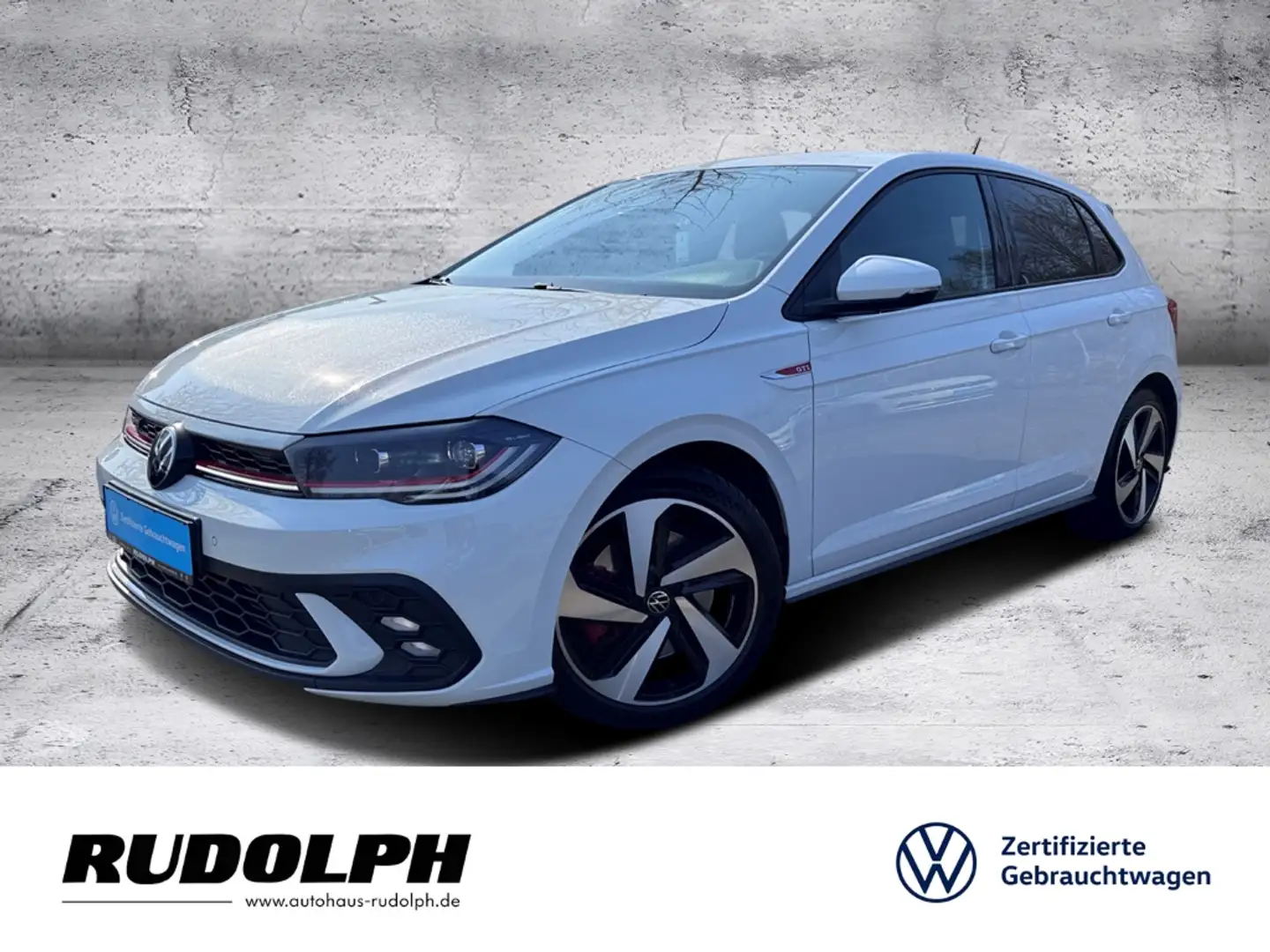 Volkswagen Polo GTI 2.0 TSI DSG Matrix-LED Navi SHZ ACC Rückfahrka Weiß - 1