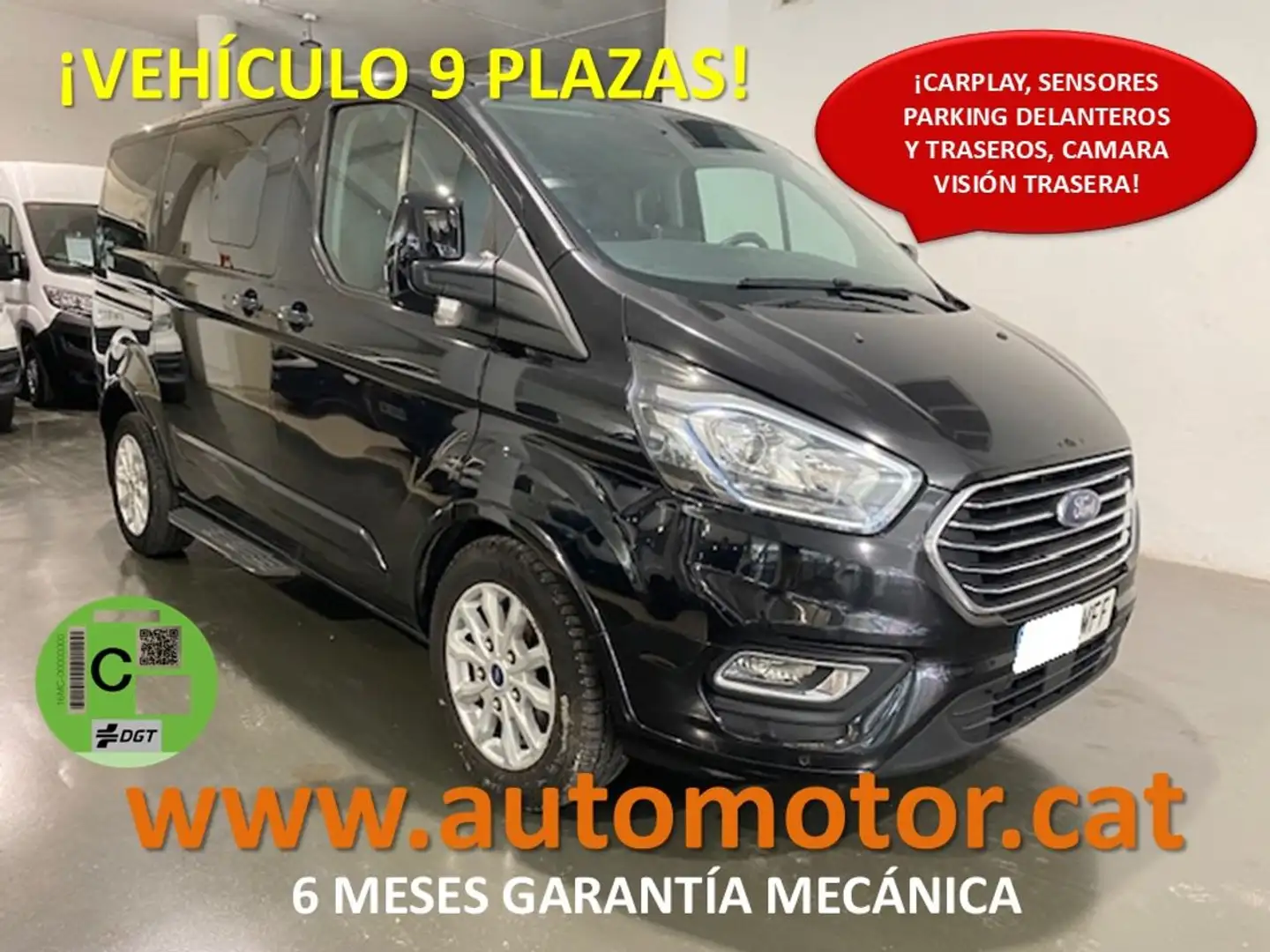 Ford Tourneo Custom 2.0 EcoBlue Titanium 150 Negru - 1