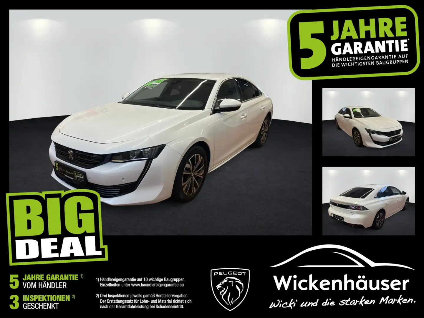 Peugeot 508 PureTech 180 Allure Navi Kamera ToterWinkel Weiß - 1