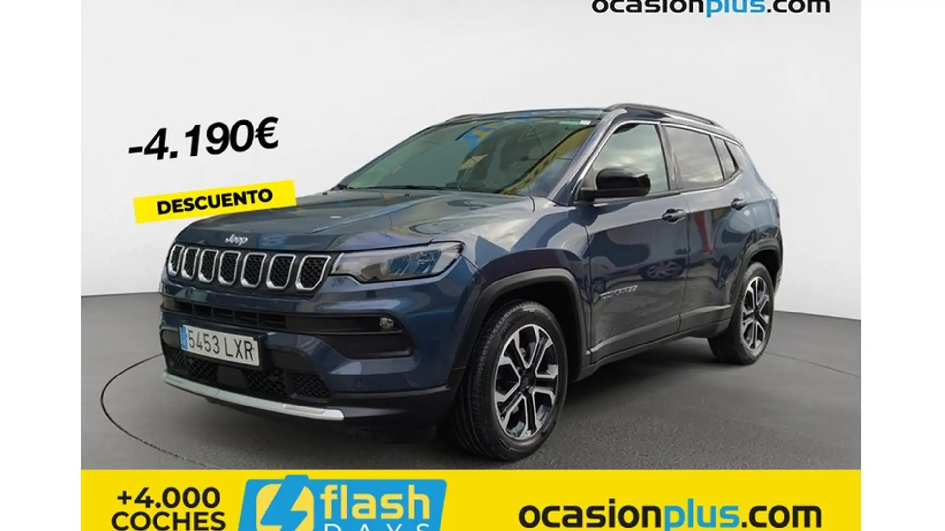Jeep Compass 1.3 Gse T4 Limited 4x2 130 Azul - 1