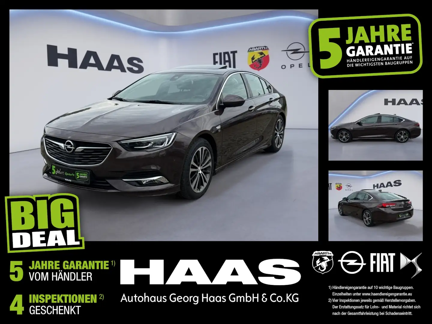 Opel Insignia B Grand Sport 1.5 Turbo Klimaautomatik Marrone - 1