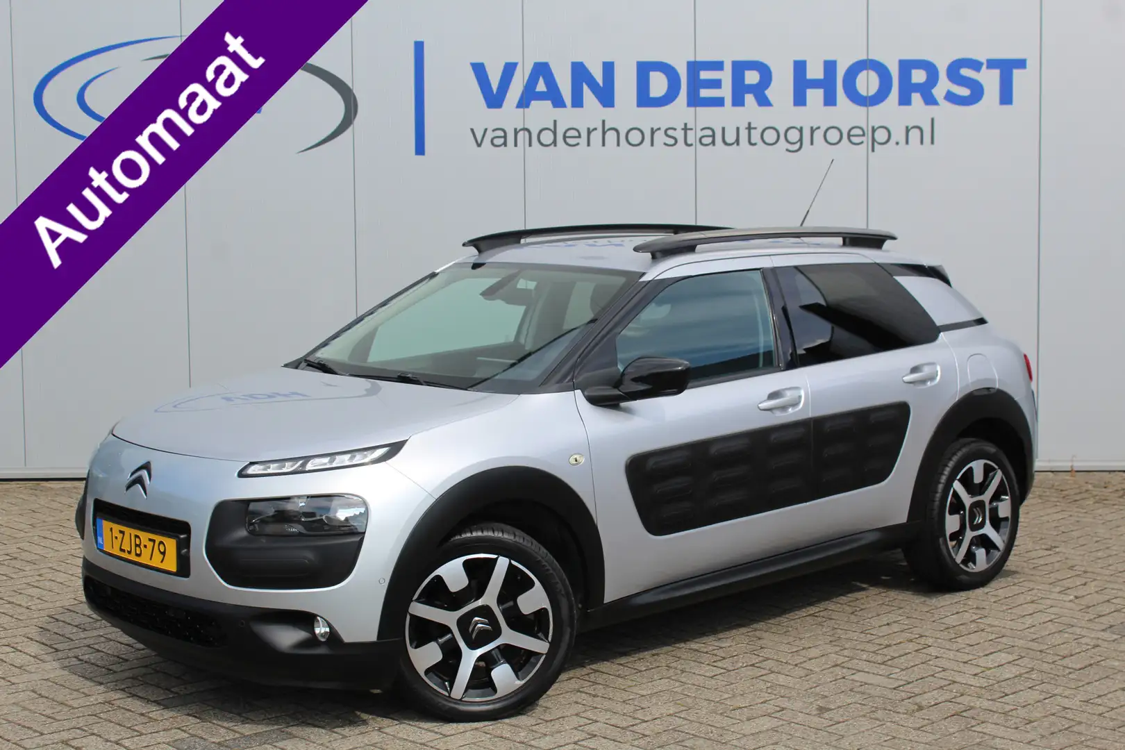 Citroen C4 Cactus 1.2-82pk e-VTi 'Shine' AUTOMAAT ! Heerlijke comfor Zilver - 1