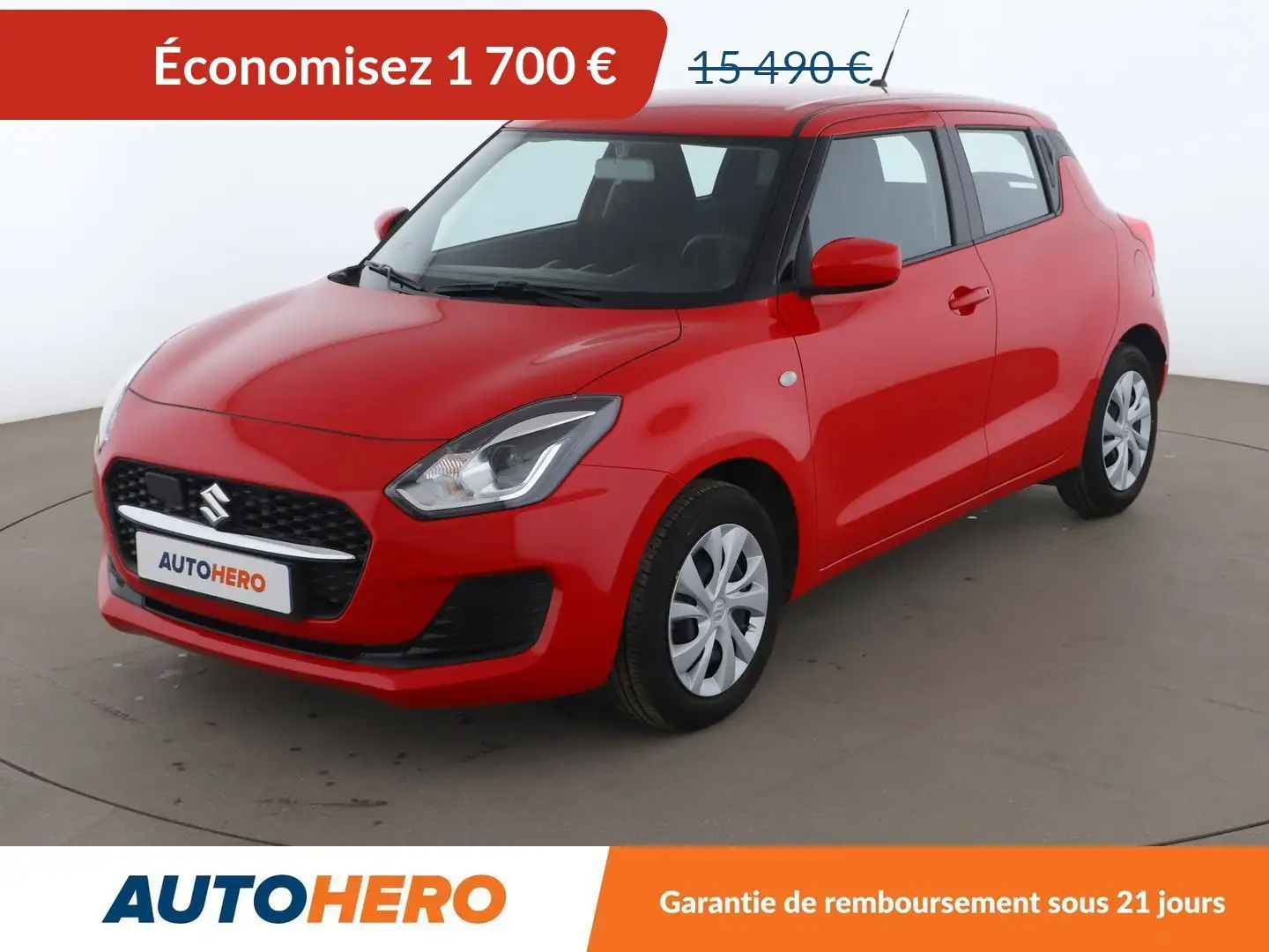 Suzuki Swift 1.2 DualJet Hybrid Avantage Rouge - 1