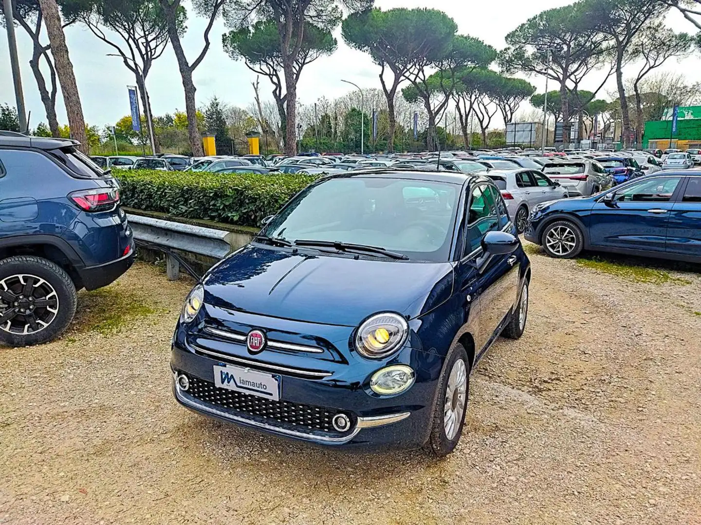 Fiat 500 1.0cc HYBRID DOLCEVITA 70cv TETTO PANORAM ANDROID Blu/Azzurro - 2