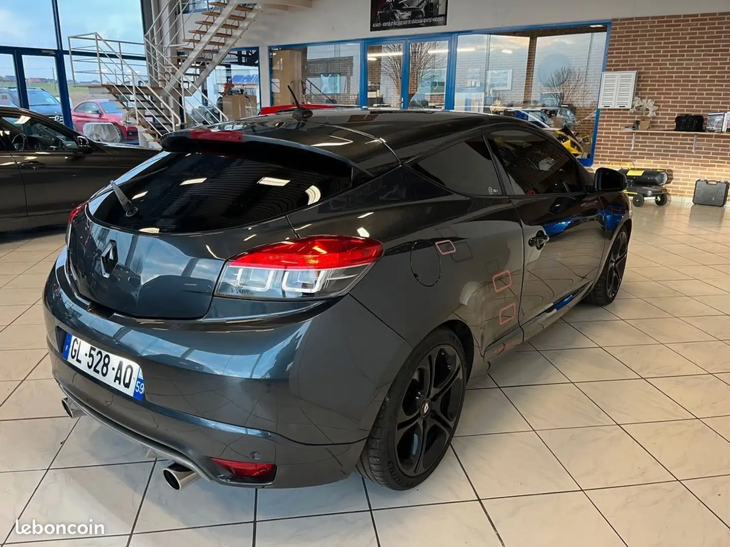 Renault Megane 3 GT SPORT 220CH -LED-JANTES 18-SEMI CUIR Gri - 2