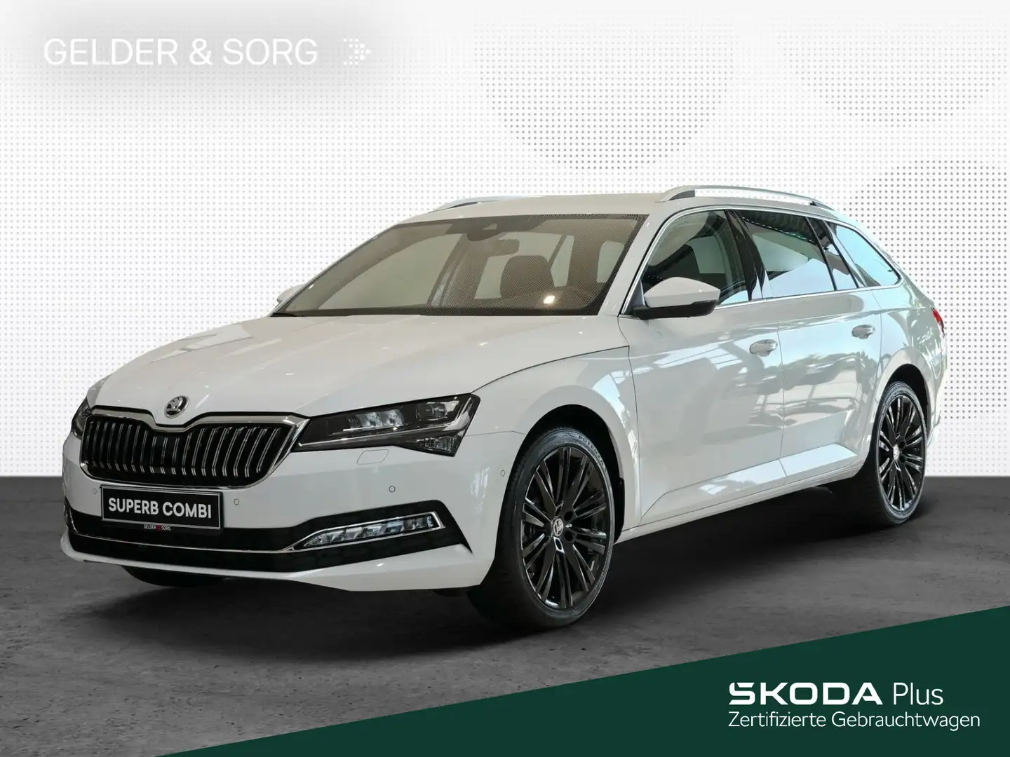 Skoda Superb Combi Style 2,0 TDI DSG COLUMBUS|AHK|STH Weiß - 1