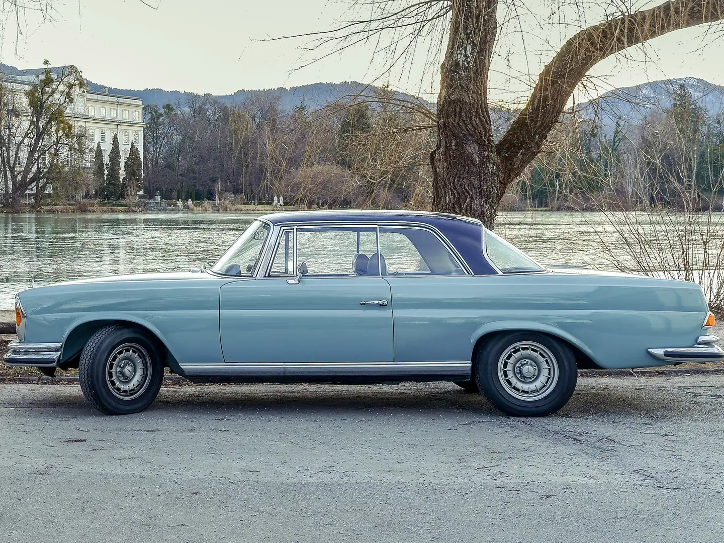 Mercedes-Benz 280 SE Bleu - 1