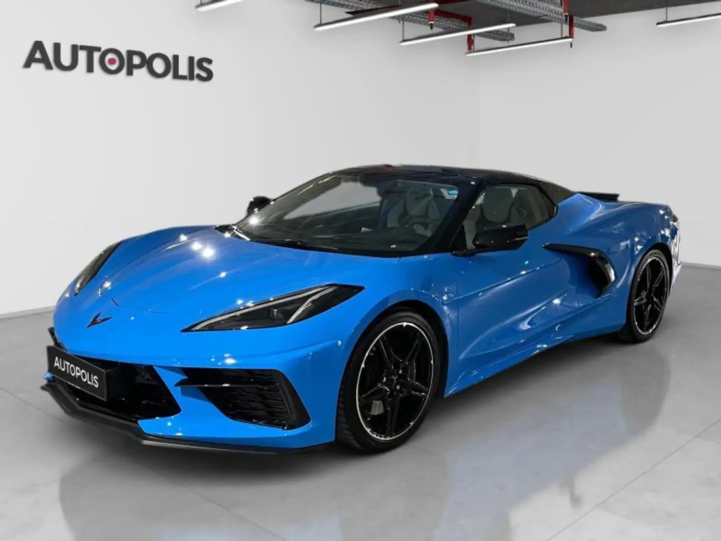 Corvette C8 6.2 STINGRAY 3LT CABRIOLET Bleu - 1