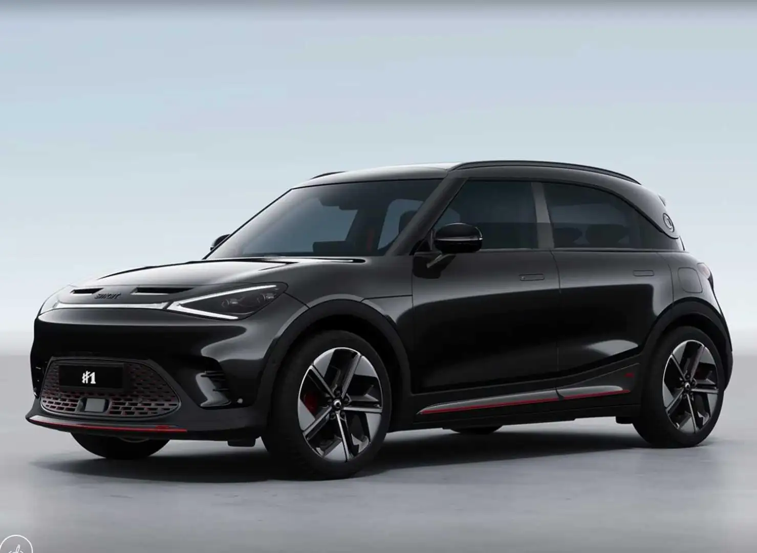 smart #1 BEV 66kWh Brabus Zwart - 1