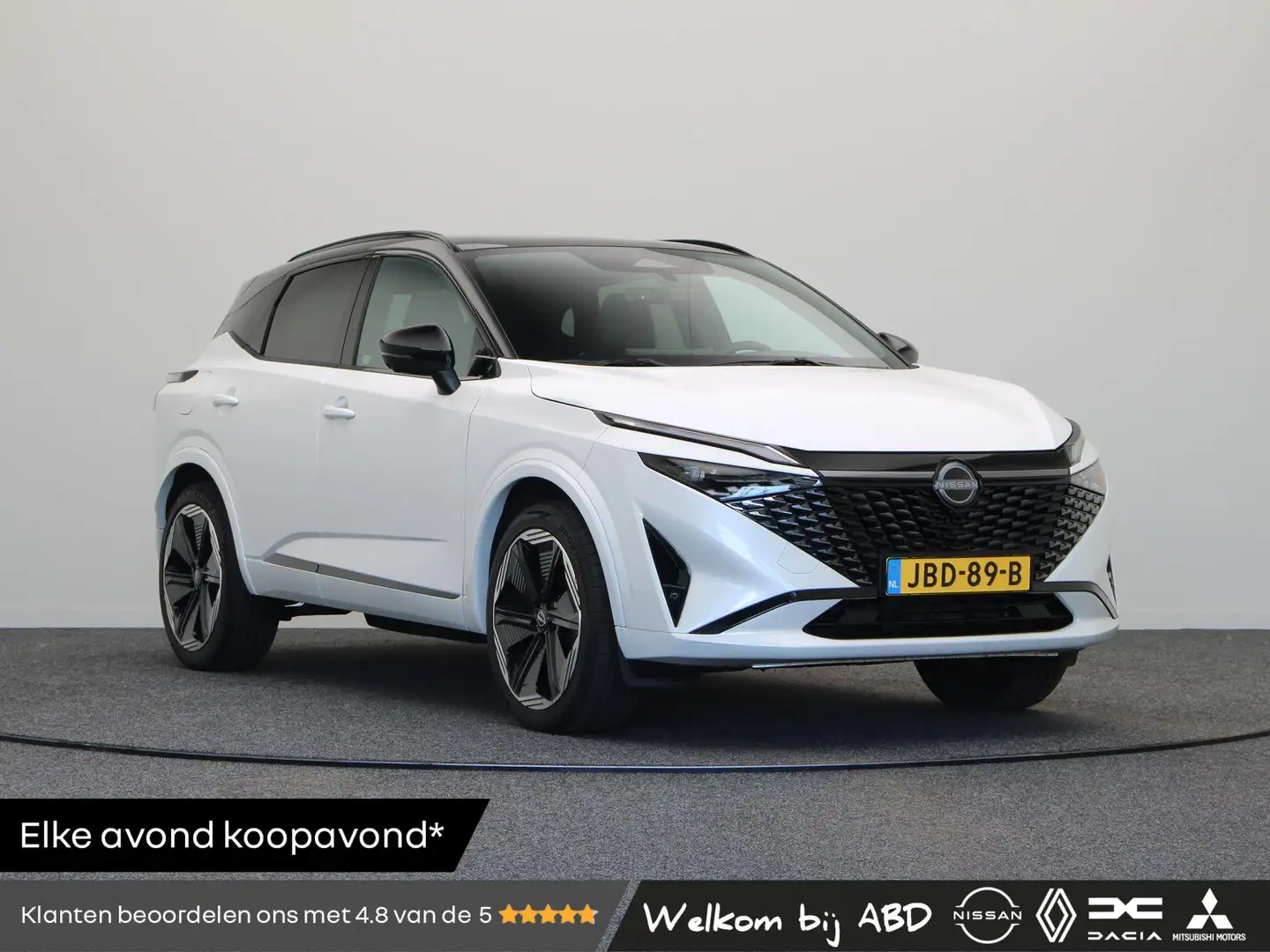 Nissan Qashqai 158pk MHEV Xtronic N-Design | Pilot Assist | Rondo Weiß - 1