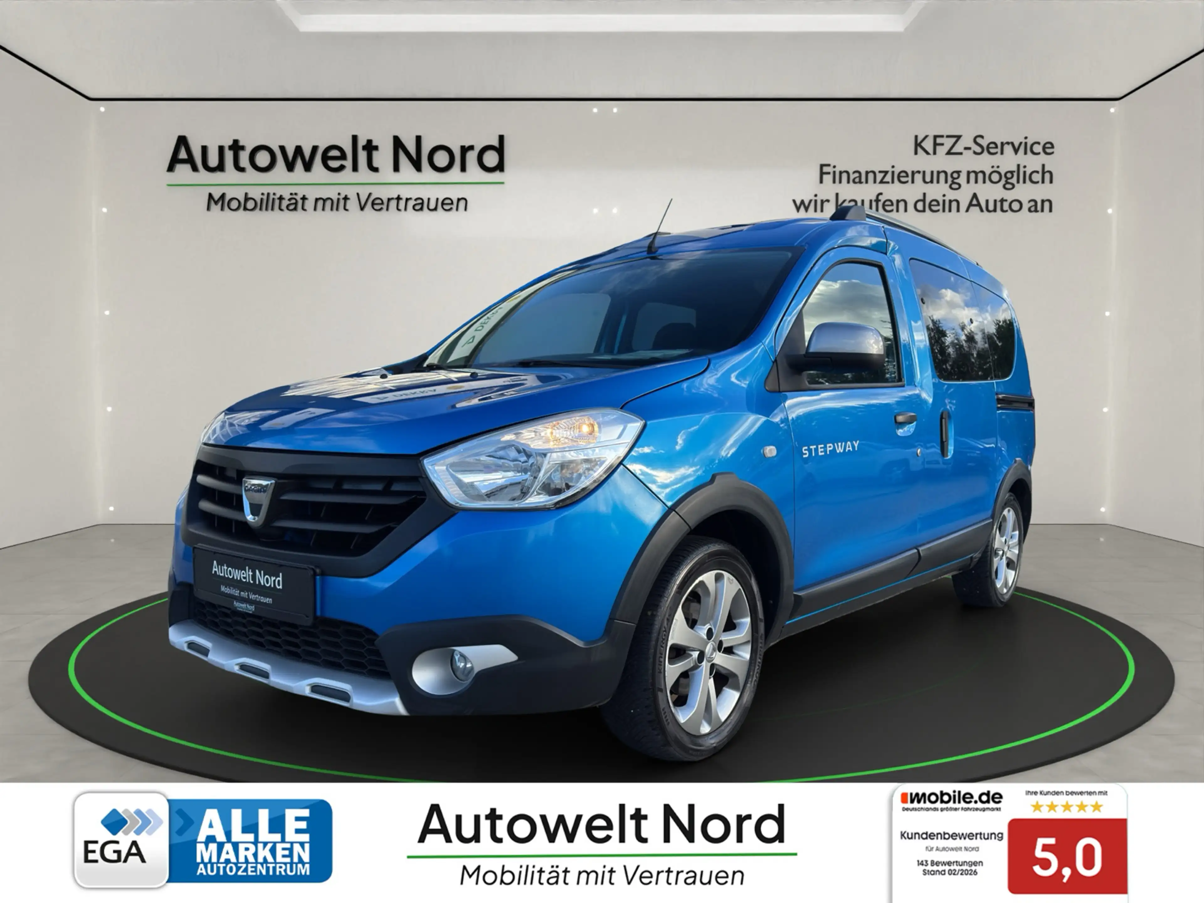 Dacia Dokker Stepway Celebration~SHZ~NAVIGATION~TEMPOM~R-KAMERA