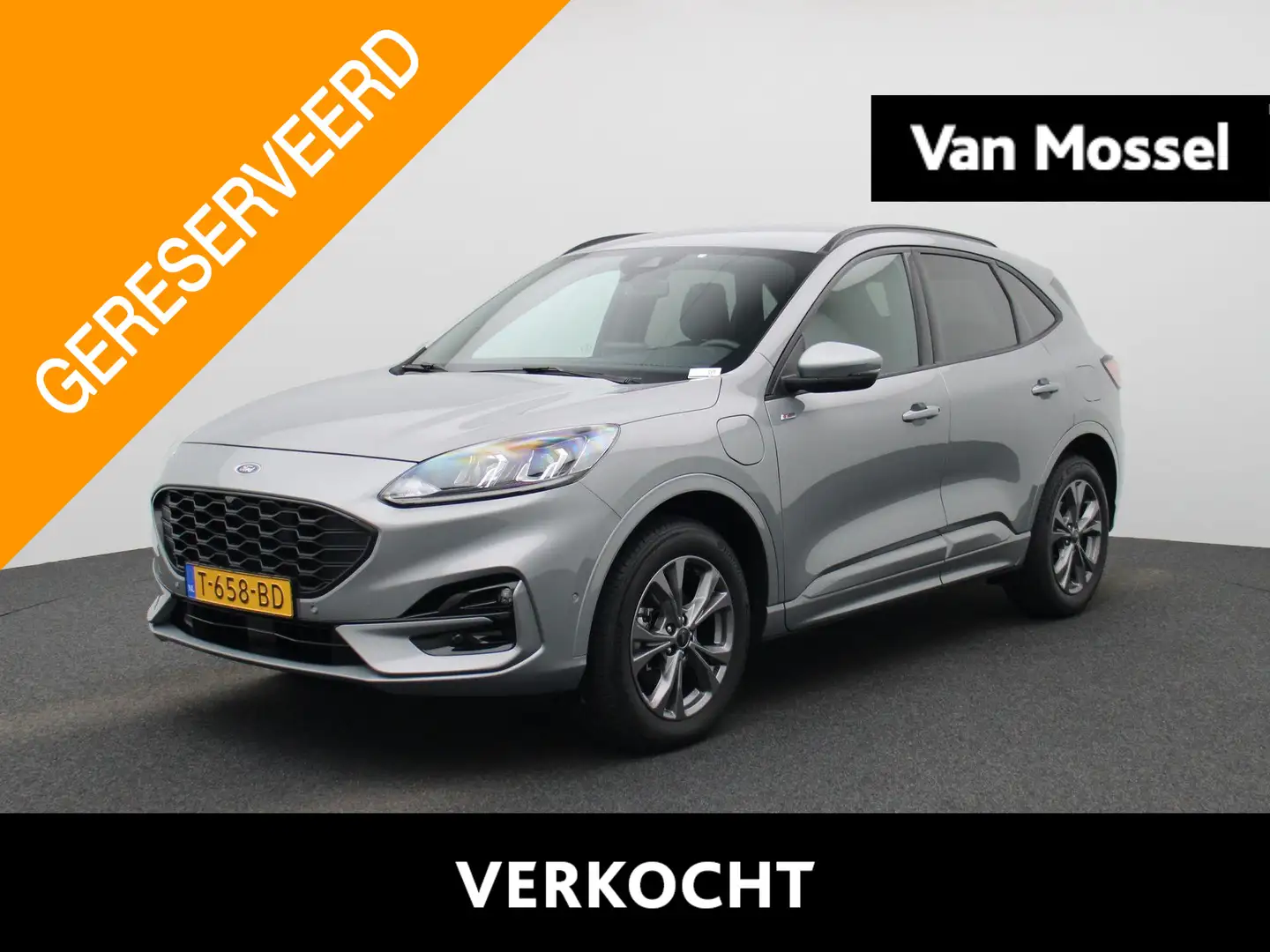 Ford Kuga 2.5 PHEV ST-Line | Adaptive Cruise Ctrl | Verwarmb Grijs - 1