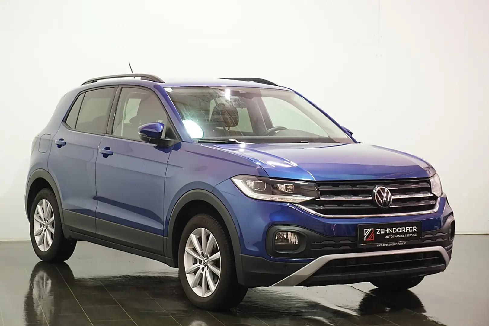 Volkswagen T-Cross 1,0 TSI Life / LED / Einparkhilfe / Pickerl neu Blau - 2