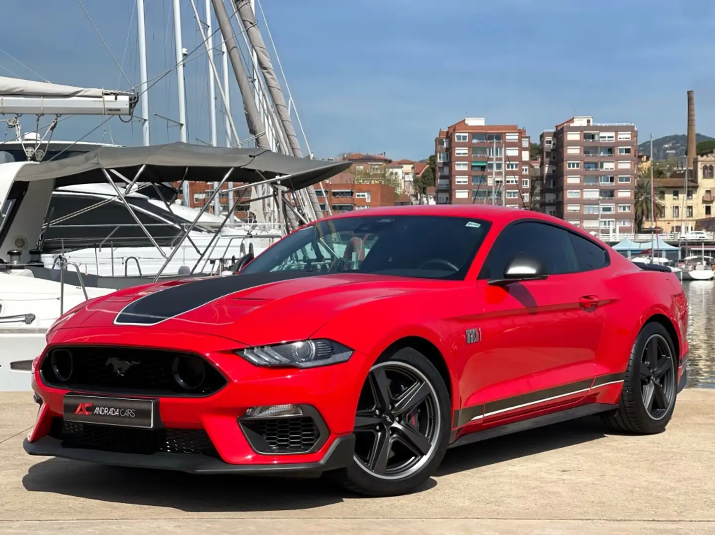 Ford Mustang Fastback 5.0 Ti-VCT Mach I Rouge - 1