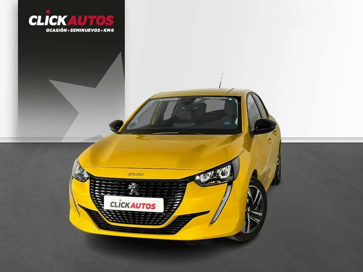 Peugeot 208 1.2 Puretech 100CV Allure Jaune - 1