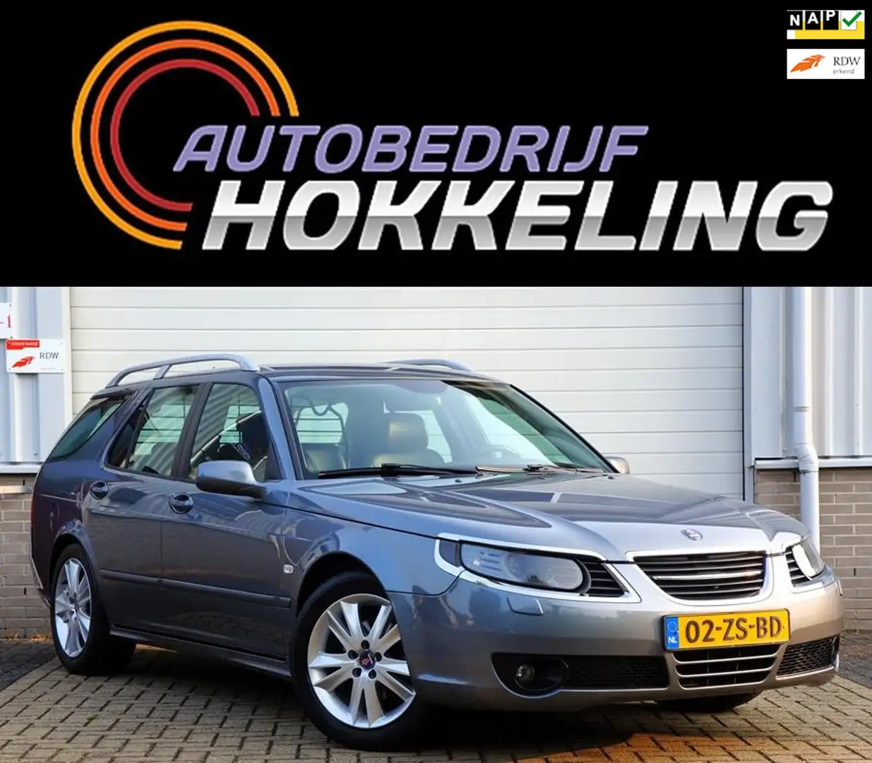 Saab 9-5 Estate 2.3t Vector Sport Hirsch; Leder+Navi+Xenon= siva - 1