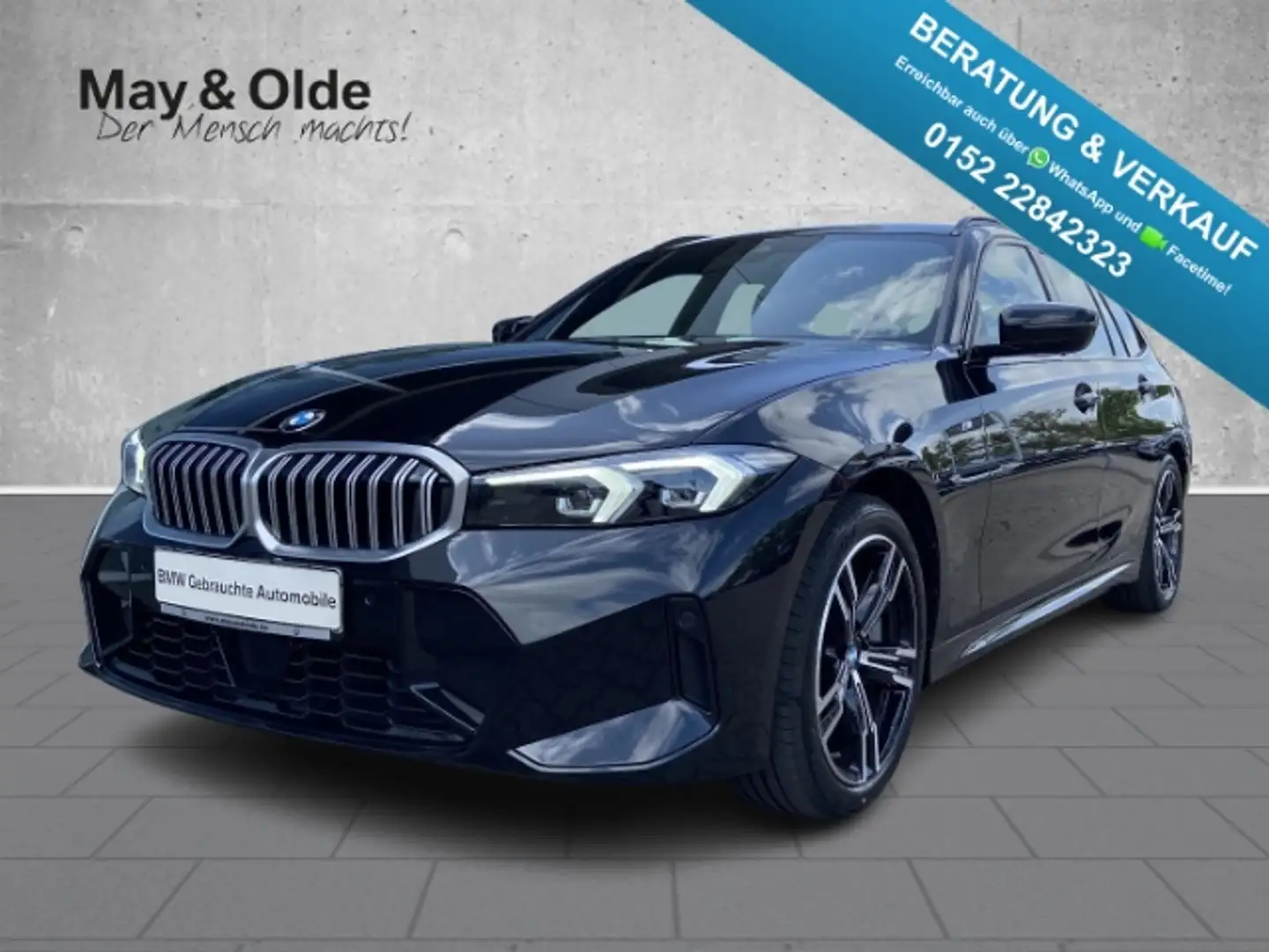 BMW 330 i xDrive Touring  M Sport Navi LED HiFI ACC Noir - 1