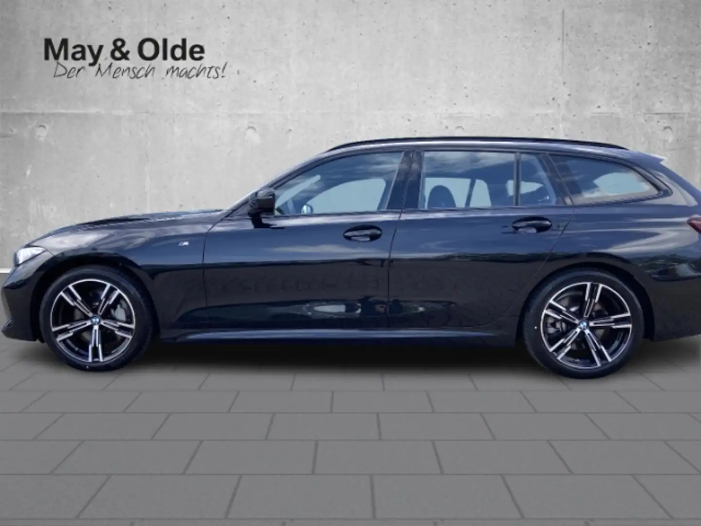 BMW 330 i xDrive Touring  M Sport Navi LED HiFI ACC Noir - 2