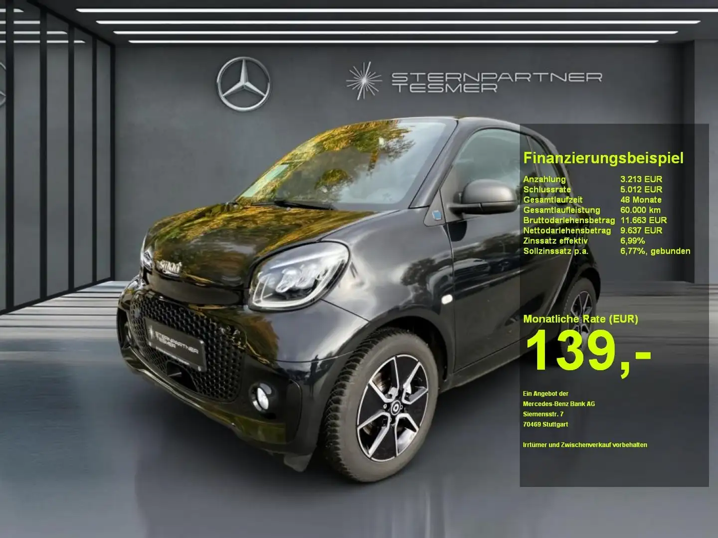 smart forTwo EQ fortwo PANO+KAMERA+Ambiente+Exclusiv+Plus+SHZ Noir - 1