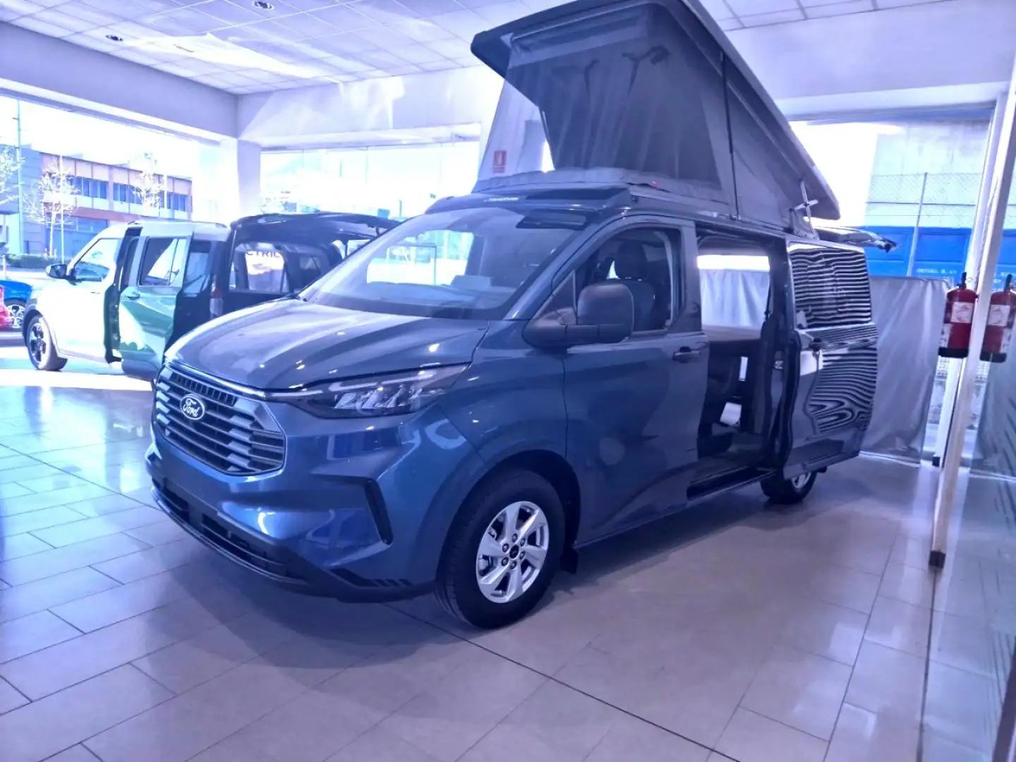 Ford Transit Custom FT 320 L2 Kombi Trend EcoBlue 130 Azul - 2