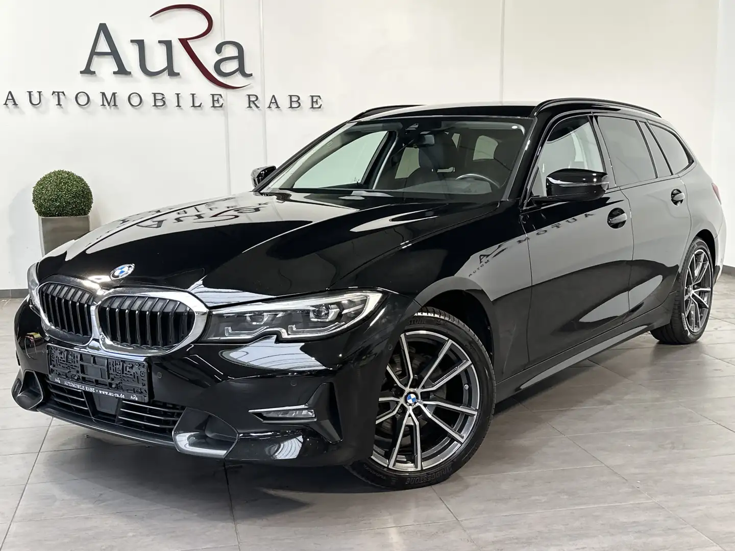BMW 320 Touring Sport-Line NAV+LED+AHK+ACC+KAM+18ZO Noir - 2