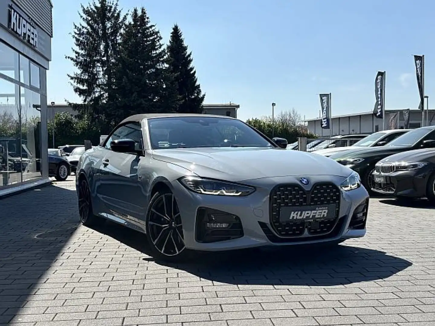 BMW 430 i M Sportpak. Cabrio 1HD°Harm.Kard.°ACC-19 Gri - 2