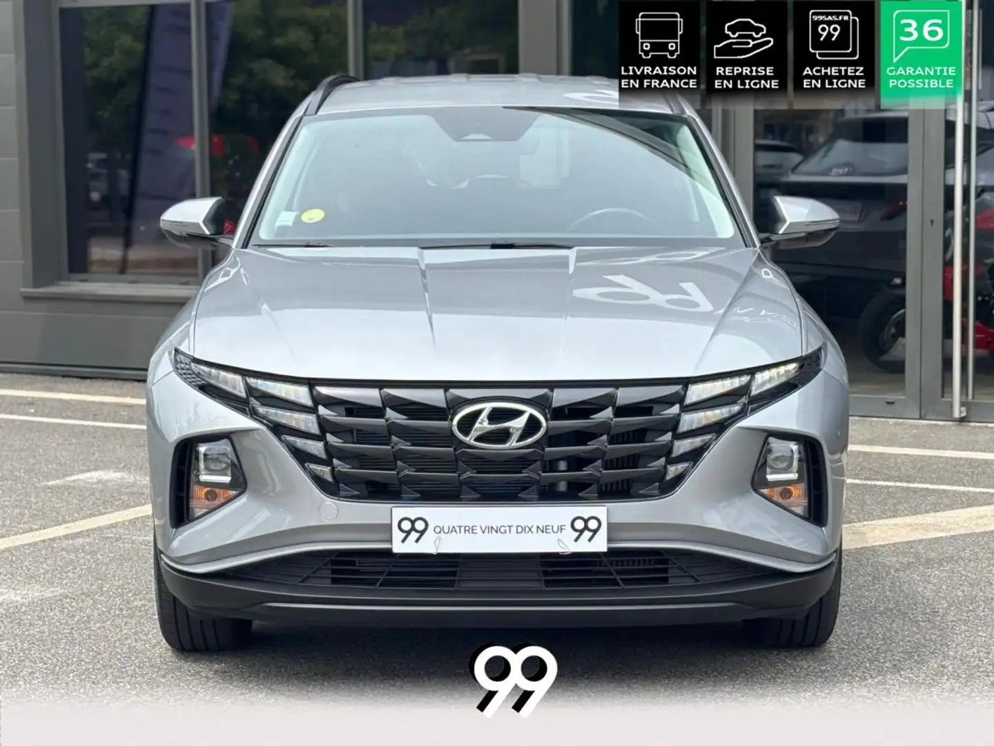 Hyundai TUCSON 1.6 CRDi Hybrid 48V - 136 - BV DCT-7 S&S 2020 Business TVA apparente Grijs - 2
