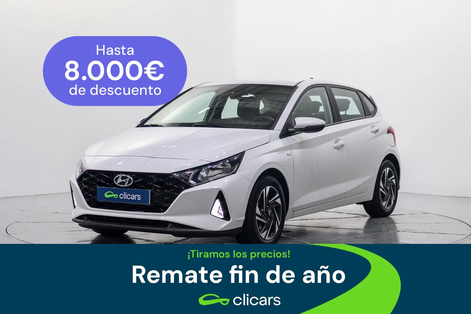 Hyundai i20 1.0 TGDI Klass 48V 100 Alb - 1
