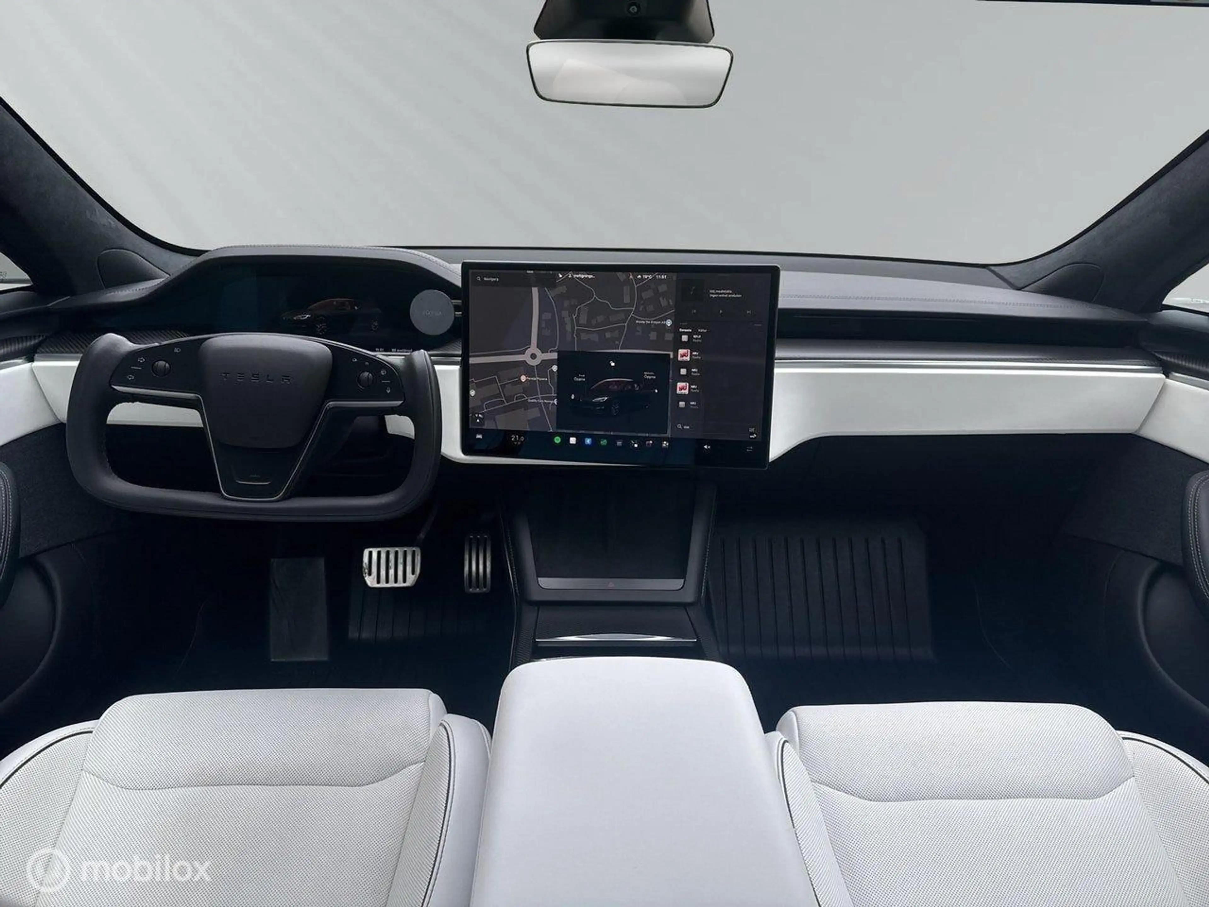 Tesla Model S Plaid AWD 90 kWh FSD, Yoke, HW4 — photo 13