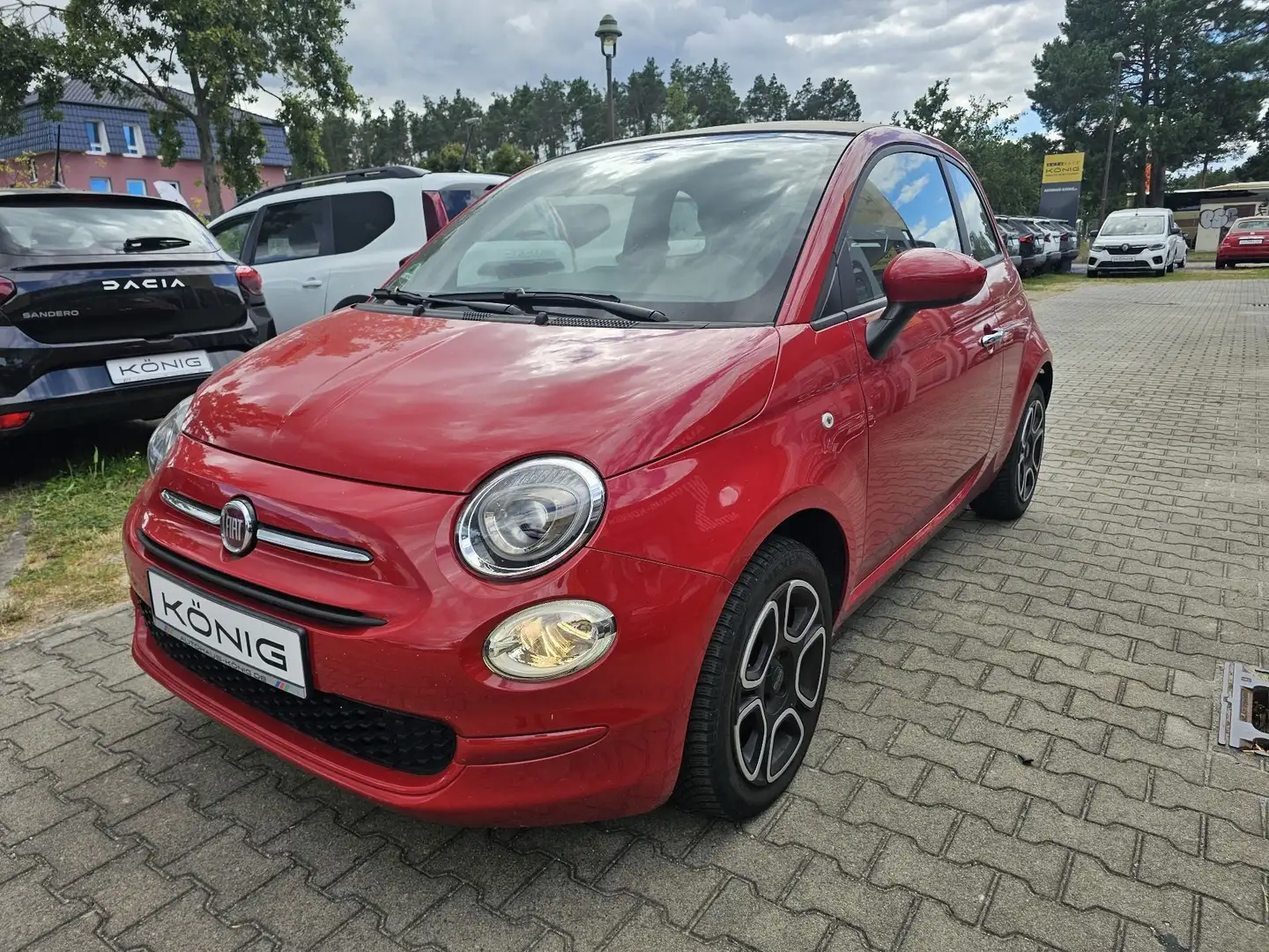 Fiat 500C 1.0 GSE Club Klima Radio ALLWETTER Rot - 1